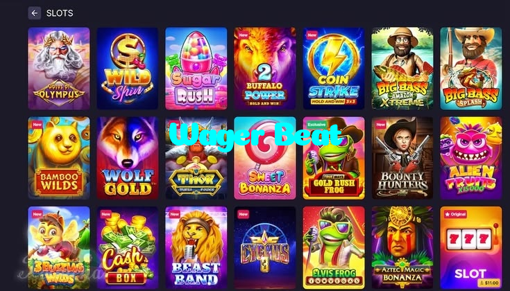 available types of Wager Beat bet including pre-match live express and system bets